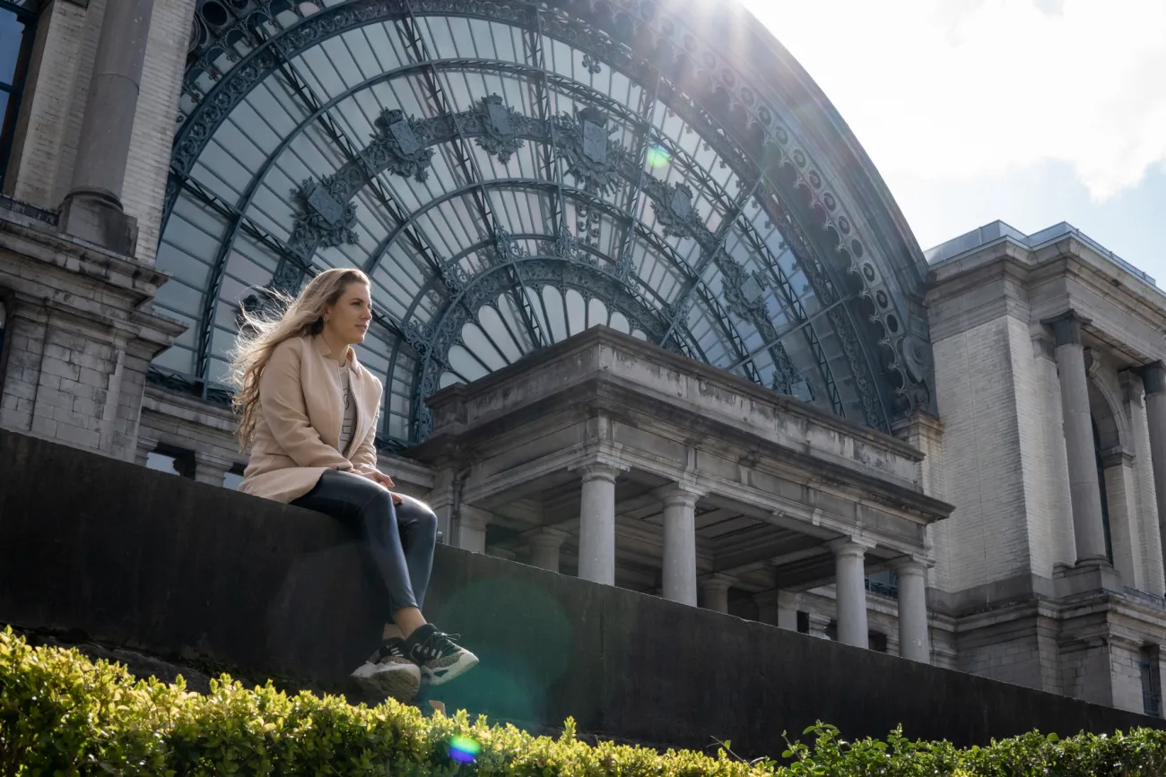 Sarah au parc du cinquantenaire